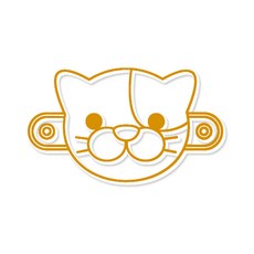 AMOS 阿摩司 壓克力模型版 適用年齡三歲以上, 小貓咪, 1個