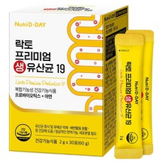 뉴트리디데이 락토 프리미엄 생유산균 19, 1개, 60g
