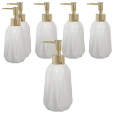 Lanifit 陶瓷洗髮精分配器, 白色, 6個