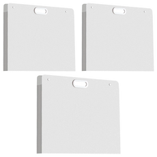 ABM A3 圖畫紙收納文件夾 半透明白色 3入組, 3個