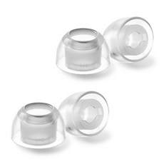 AZLA Crystal Buds Pro 耳塞 MS 4入, 單一商品, 透明珠光, 1套