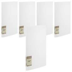 連勤 本色10入資料簿 lcw10, 透白色, 5本