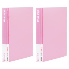 連勤 PP果凍色系圓型夾 3孔, 紅色, 2入