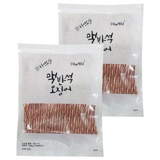 더먹다 자연오감 맥반석 오징어, 400g, 2개