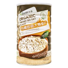 Vilson 米森 有機即食大燕麥片, 1罐, 880g
