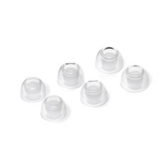 AZLA Crystal Buds 2 Pro 專用耳塞 雙邊 混合型 SS + S + MS, 透明白, 單一商品