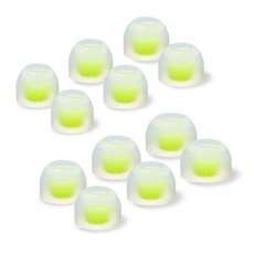 AZLA SednaEarFit VIVID EDITION 入門包 耳塞套 6種 x 2p 組, 萊姆黃, 單一商品
