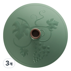 FLaiTO 矽膠 NEW 碗蓋, 卡其色, 3個