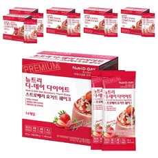 뉴트리디데이 다이어트 스트로베리 요거트 쉐이크 14포, 350g, 6개