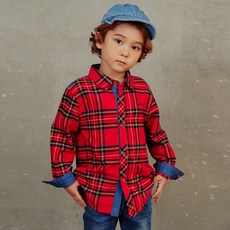 ToTo Heros 兒童款更帥氣格紋襯衫