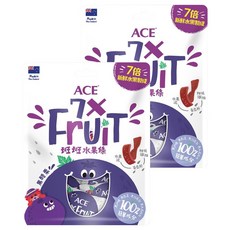 ACE 斑斑水果條 紐西蘭水果(黑醋栗 + 奇牙籽), 90g, 2袋