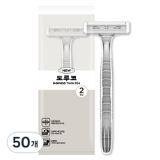 DORCO 多可樂客 TNC200-1P 一次性刮鬍刀 TWIN 704, 50個, 1入