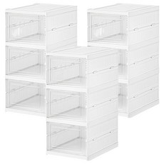 免安裝多功能摺疊收納櫃 3層, 3個, 白色