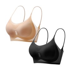 韓國 arua Air-fit 網眼無鋼圈無痕內衣 2件組