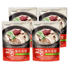 교동식품 돼지국밥, 500g, 4개