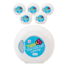 高CP值海綿牙線 50m, 6入, 1個