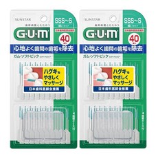 牙間刷 Soft pick SSS-S, 40入, 2個