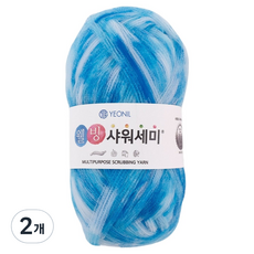 YEONIL 健康沐浴球編織線, 35 海藍色