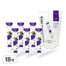 WEDENT 威登 兒童牙膏 葡萄口味, 50g, 18個