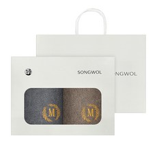 송월타월 호텔컬렉션 메이저 150g 호텔수건 2매 선물세트 + 쇼핑백, 랜덤발송, 1세트