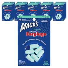 MACK'S Original泡棉耳塞, 16組, 3副