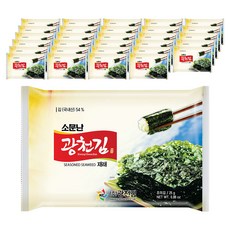 광천김 소문난 재래 전장김, 25g, 40개