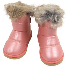 BEBEMARU 女童腳踝鋪棉毛靴 9781