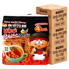 도쿄누들 스파이시 갈릭맛 라면 112g, 144개