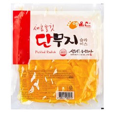 해울찬 단무지 슬라이스, 1개, 1kg