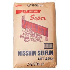 Nisshin Seifun 日清製粉 特級紫羅蘭薄力粉 低筋麵粉 25kg, 1袋