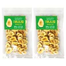 달달한 바나나칩, 2개, 150g