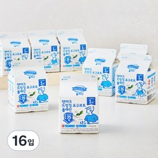 덴마크 드링킹 요구르트 플레인, 275ml, 1개입, 16개