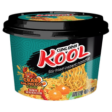 CUNG DINH KOOL 螃蟹味鹹蛋黃乾拌碗麵, 1入