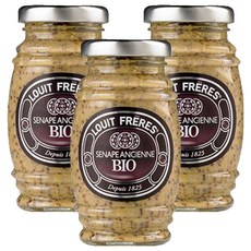LOUIT FRERES 路易斐烈 全麥芥末醬, 130g, 3個