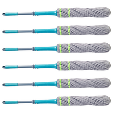 UdiLife 優的生活大師 百研 不沾手旋轉拖把 洗脫一步完成 旋轉擰水 懸掛吊孔, 82~132cm, 6支