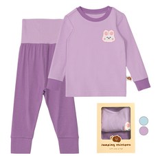 JumpingChickpea 幼童防腹痛長袖重點家居服上下套裝