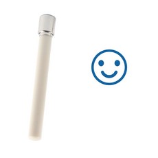 DESIGN AGIT Milky 長條印章 Large 表情符號 表情1, 1個, 藍色