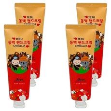 제주갬성 동백 핸드크림, 70ml, 4개