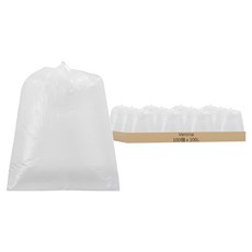 VERONA 透明垃圾分類袋, 100個, 100L