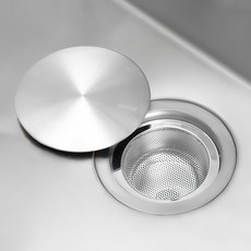 大排水蓋可堵塞清潔結腸, 銀色, 1個