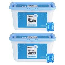 SODA SCHOOL Two Plus 膠囊洗衣精 清新香, 40入, 2個