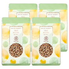 GreenMarket 菓青市集 繽紛藜麥 QUINOA 無乳糖/無麩質 黃金穀物 健康美味新選擇, 4包, 200g