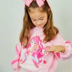 이모션캐슬 프리미에팜 여아용 알쏭달쏭 캐치티니핑 프린세스 플로라 하트 와펜 플레이 맨투맨