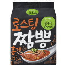 Pulmuone 圃美多 紅蟹海鮮風味炒瑪麵 99g, 4包