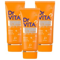 닥터비타 비타민 선크림 SPF50+ PA+++, 50g, 3개