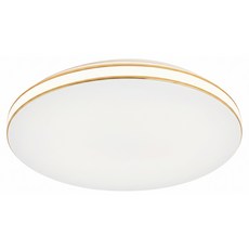 LIGHTING 聚美照明 30W吸頂燈 圓形 40cm, 金色 + 透明色