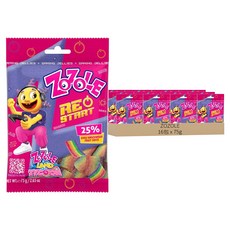 ZOZOLE 重新開機 果汁酸軟糖 25%濃縮果汁, 75g, 16包