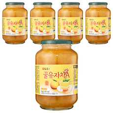 담터 꿀유자차A, 2kg, 5개, 1개입