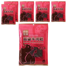 良金牧場 高粱辣味牛肉乾, 165g, 6包