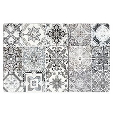 PVC防油防水皮革地墊, PU皮革, 約5MM厚度, 45X75 / 45X120 / 45X150尺寸, 75 x 45cm, 歐式風格, 1個